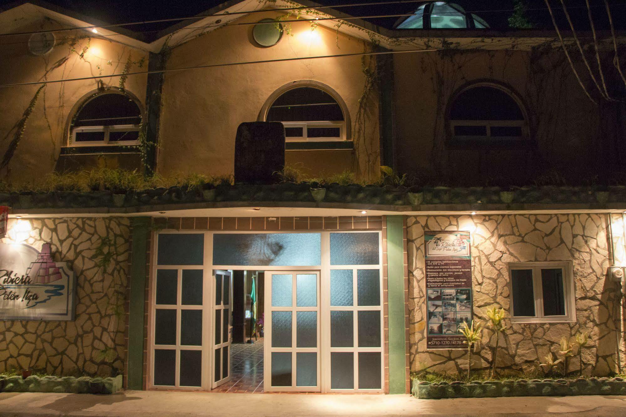 Hotel Ribiera Del Lago Peten Itza San Roman المظهر الخارجي الصورة