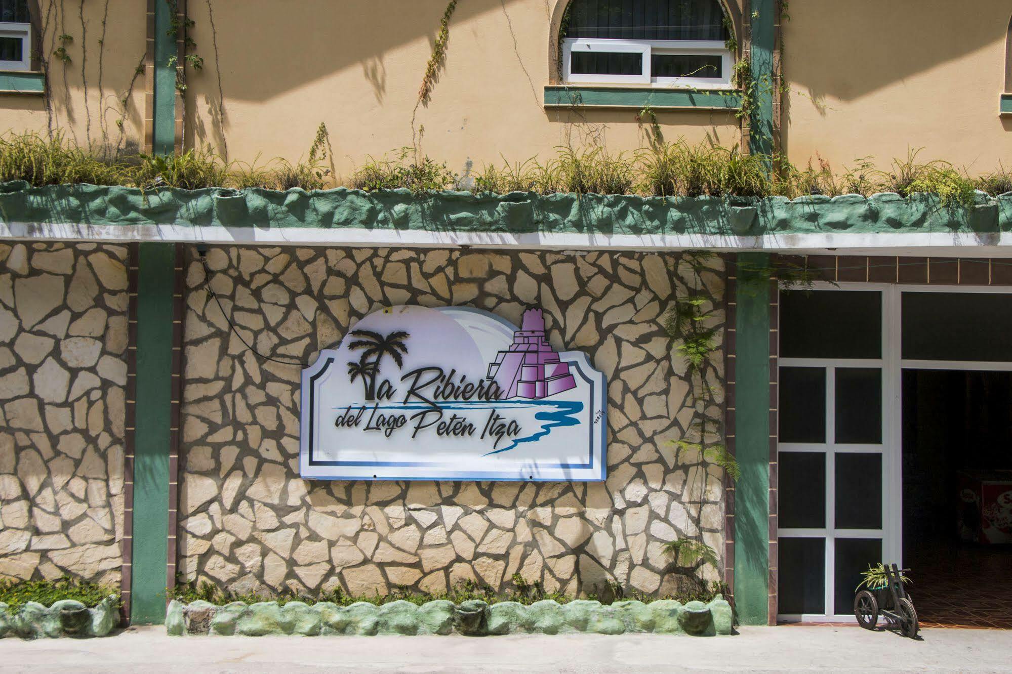 Hotel Ribiera Del Lago Peten Itza San Roman المظهر الخارجي الصورة